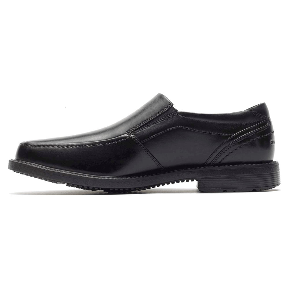 Rockport Singapore Mens Slip-On - Style Leader 2 Moc Toe Black - JQ8697014